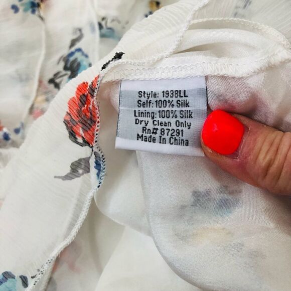 EUC Johnny Was 4Love & Liberty Cold Shoulder Tiered Tunic - Picture 8 of 8